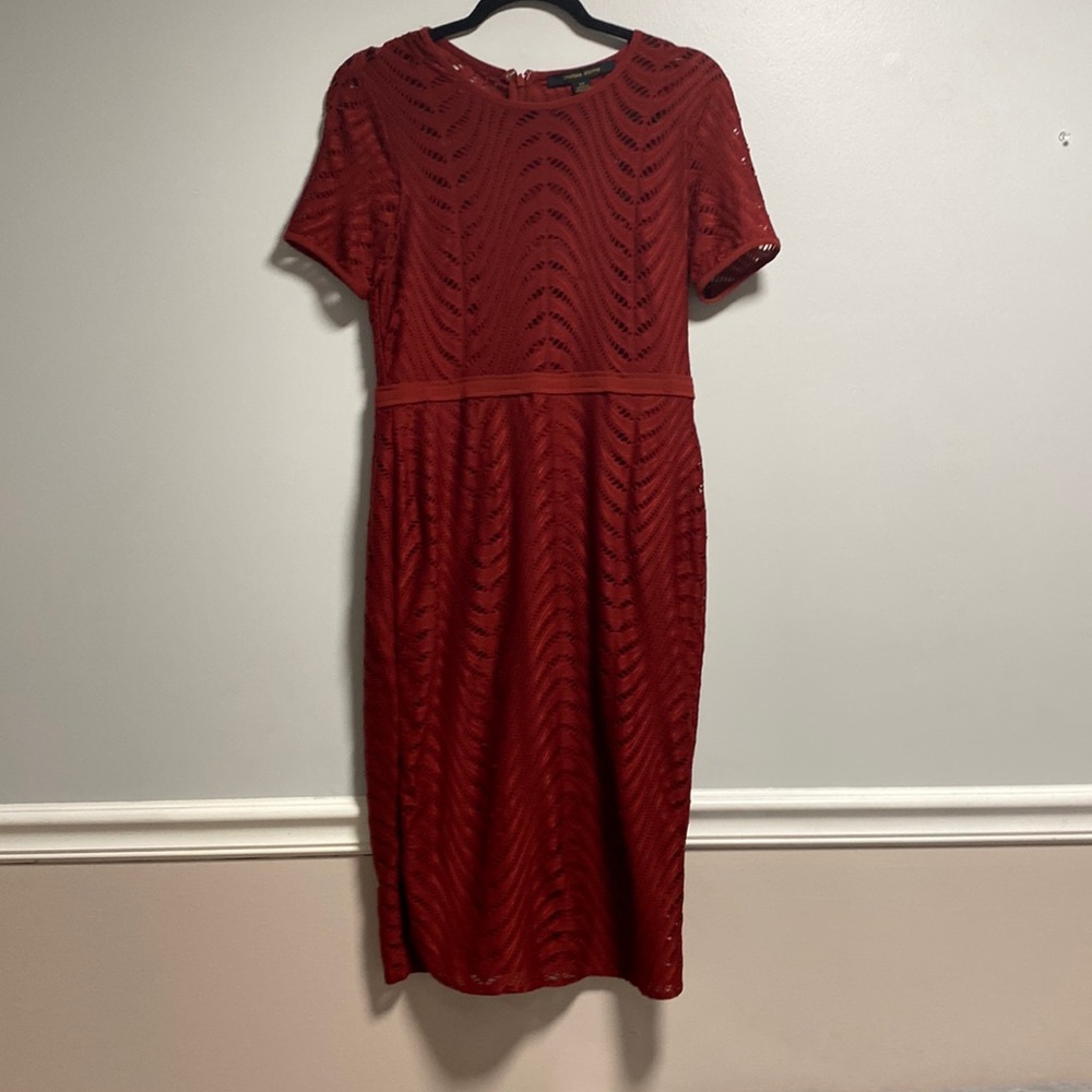 Women’s red body con dress
